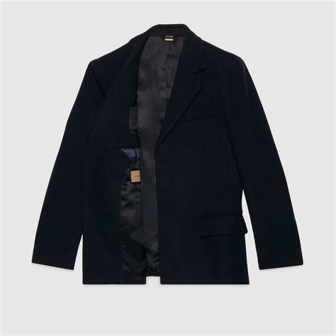 gucci felt jacket|Gucci hooded jacket.